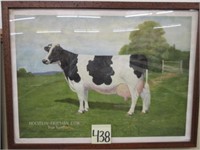 Holstein-Friesian Cow True Type Framed Picture