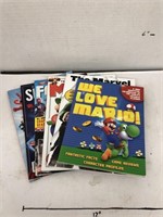 Marvel, Mario, etc Magazines