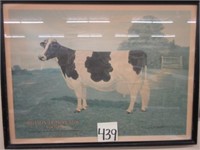 Holstein-Friesian Cow True Type Framed Picture