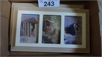 (2) Outhouse Framed Pictures
