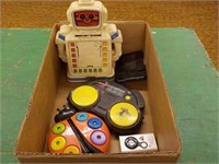Electronic robot, hand held games