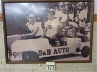 B&B Auto Framed Picture