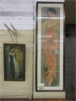 Yard Long Girl Framed Picture & Other Framed -