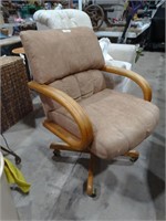 Quality Upholstered Rolling Office Chair