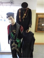 Mannequin w/ (2) Lodge Uniforms & Seamstress