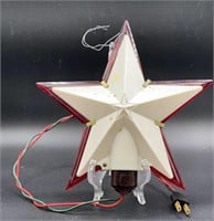 LIGHTED STAR TREE TOPPER-9 INCHES