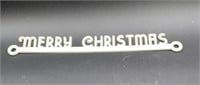 PLASTIC MERRY CHRISTMAS SIGN-APPROX 10 INCHES