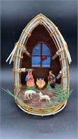 VINTAGE ROSSINI NATIVITY LAMP