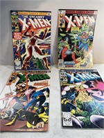 Lot Of 4 Vintage X-men Comics