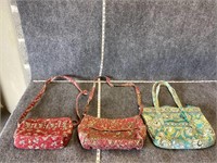Vera Bradley And Patterned Bags Bundle