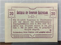 1921 German banknote1921 German banknote