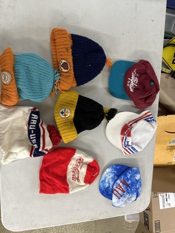 Lot of 8 Vintage Hats
