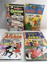 Lot of 4 Vintage Archie Comics