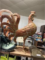 decorative rooster outdoor decor