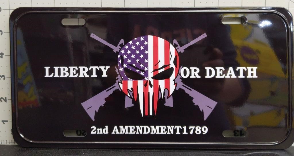Liberty or Death license plate