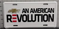 An American revolution license plate