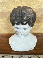 Antique porcelain doll head Marion