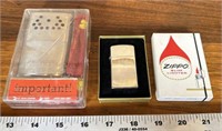 Vintage zippo lighter and hand warmer