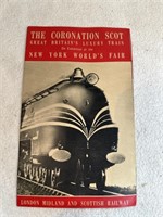 1939 Coronation Scot Train NY World Fair