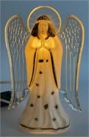 PLASTIC ANGEL TREE TOPPER-APPROX 9 INCHES