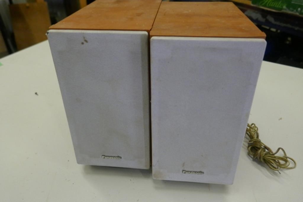 Pair Panasonic Speakers 9"x5"x10"