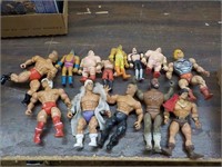 Vintage wrestling figures