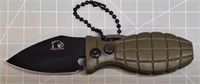 Puch button Falcon grenade knife Keychain