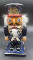 BLUE SOLDIER NUTCRACKER-APPROX 7 INCHES