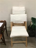 Wood Folding Chairs Set of 4