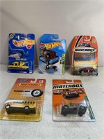 Lot of 5 Brand New Matchbox/Hot Wheels