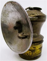 Vintage Auto-Lite Brass Miners Headlamp