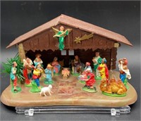 VINTAGE NATIVITY-MADE IN HONG KONG-AS-IS