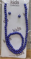Kids Blue Jewelry Set
