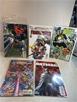 Lot Of 5 Newer Dc Comic Books Batman Green Lantern