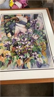 Signed/Numbered Columbine Flower by L. Arnold