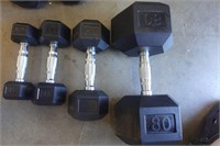 5lbs, 10lbs, 20lbs & 80lbs Dumbbell