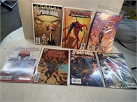 Lot Of 7 Marvel Comic Books Spider-man