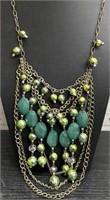32” necklace and earring set