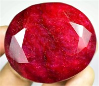 Certified 370.00 ct Natural Mozambique Ruby