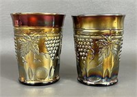 Northwood Amethyst Grape & Cable Tumblers