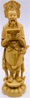 Japanese Court Scribe Resin Statue