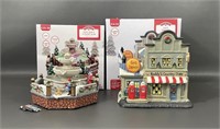 Holiday Time Lighted Fountain & Gas Depot OG Box