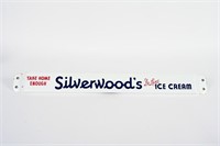 SILVERWOOD'S DE LUXE ICE CREAM PORCELAIN PUSH BAR