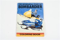 VINTAGE BOMBARDIER SKI-DOO COLORING BOOK