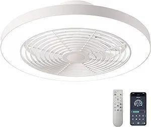 Low Profile Ceiling Fan - 19.7" Smart Bladeless