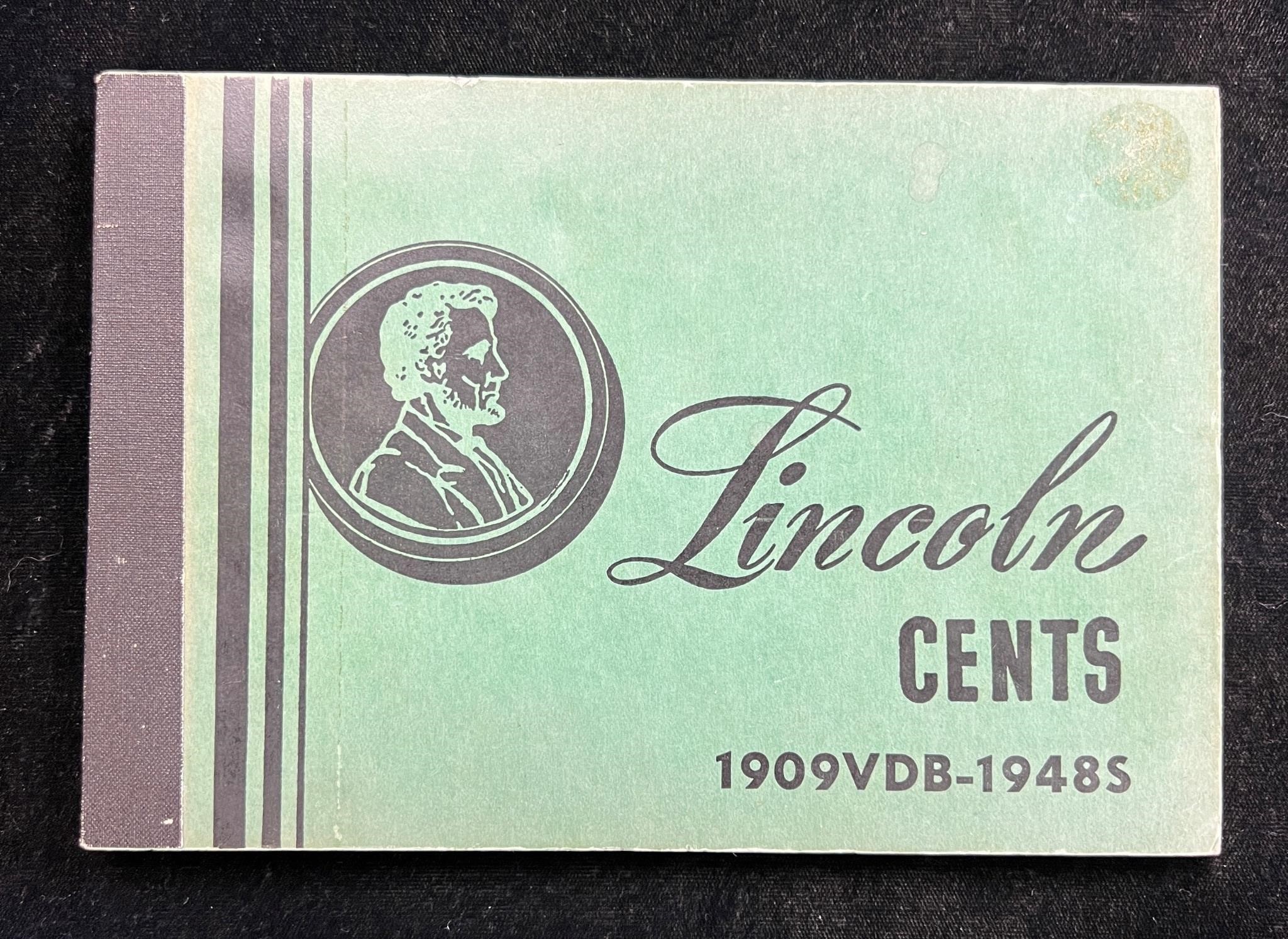 Lincoln Cents 1909 VDB-1948S Book