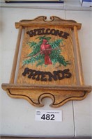 Welcome Friends Wood Sign