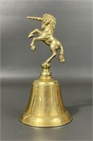 Vintage Brass Unicorn Bell