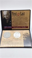 First and Last Eisenhower Dollar Collection