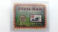 Civil War Coin And Stamp Collection